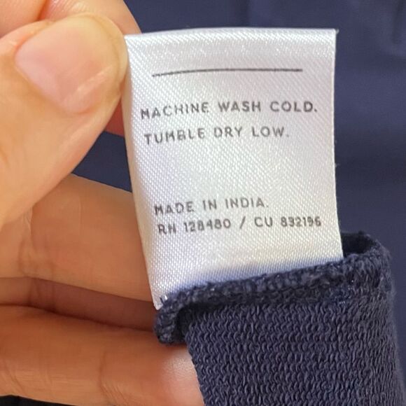 PACT Cinch Side Pullover in Blue XS NWOT - Picture 7 of 12